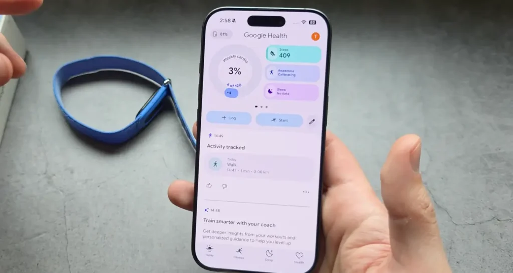 GPS Tracking Google Health Fitbit Air