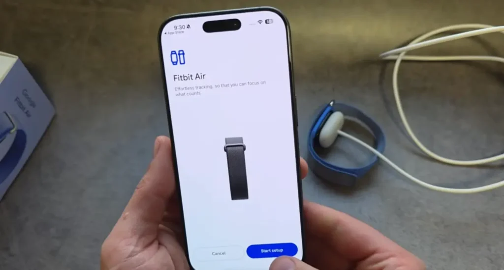 Pair Fitbit Air with Ios