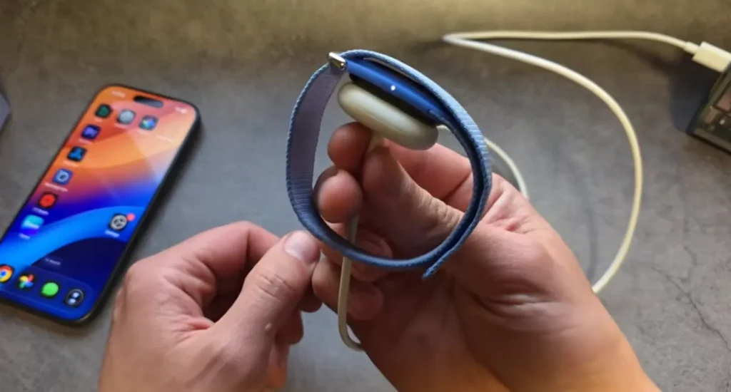 Turn on Fitbit Air