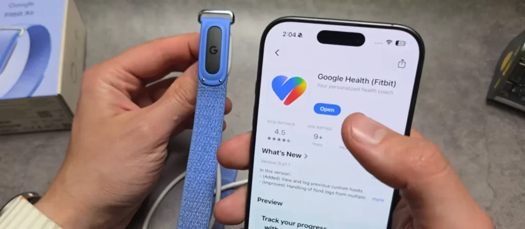 pair Fitbit Air with your phone